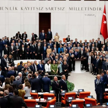 AKP genel merkezinde düzenlenen basın bilgilendirme toplantısı