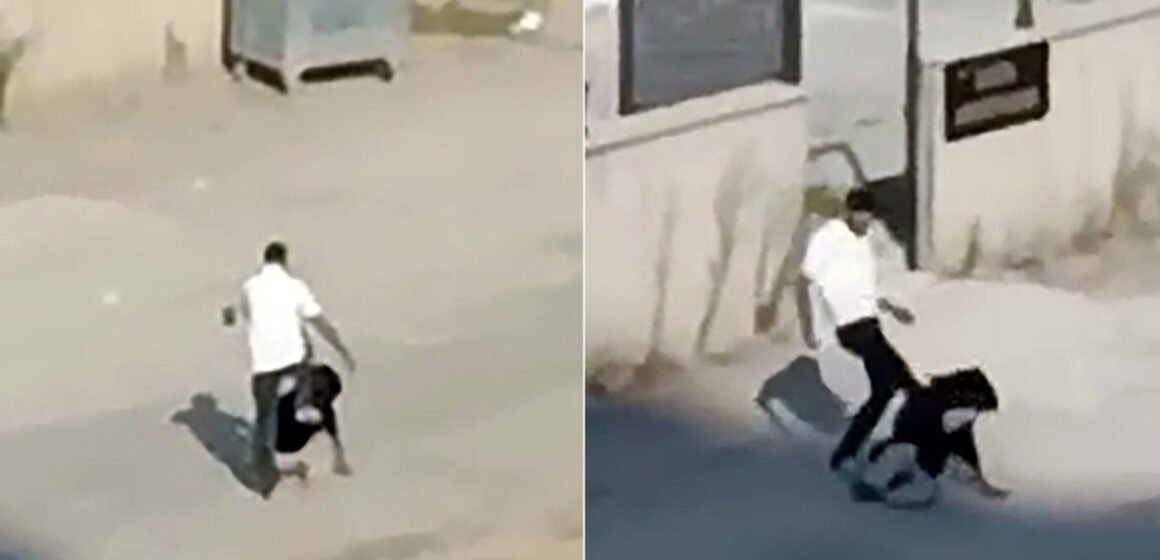 Sarıçam ilçesi Mehmet Akif Ersoy Mahallesi'ndeki olayın cep telefonu kamerasına yansıyan görüntüleri soruşturma dosyasına girdi. Adana Sarıçam'da apartman bahçesinde yaşanan darp olayının görüntülendiği cep telefonu kamerasından alınan kare.