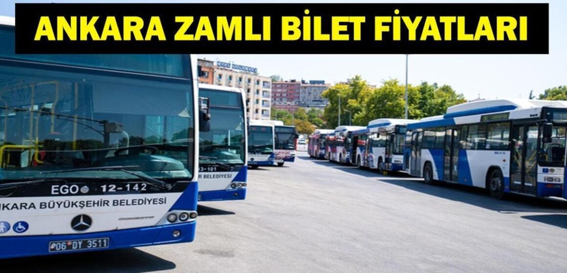 Ankara’da otobüs tarifelerinin yeni fiyatlarıyla seferler devam ediyor. Ankara sokaklarında yeni tarifeli otobüs
