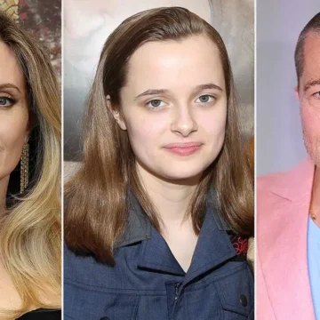 Brad Pitt ve Angelina Jolie'nin geçmiş yıllara ait bir etkinlik karesi.