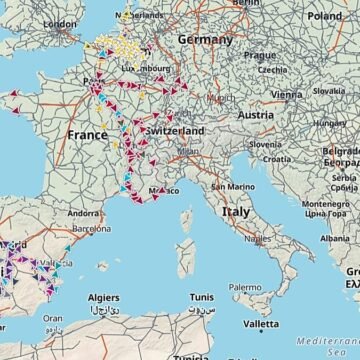 TrainTracker24, gerçek zamanlı tren verilerini tek bir harita üzerinde buluşturuyor Fransa, İspanya ve Belçika'daki tren seferlerini anlık gösteren canlı harita arayüzü