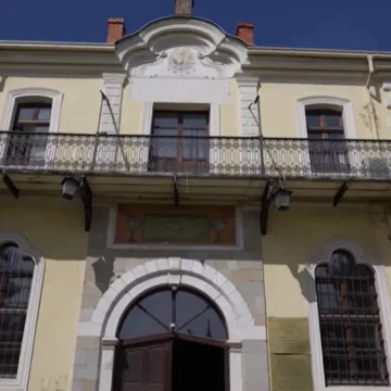 Manastır Askeri İdadisi binasında Atatürk'ün öğrencilik dönemine ait bir köşe