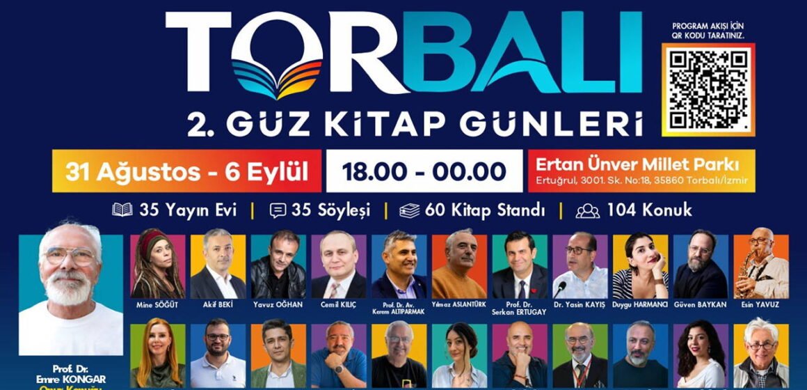 Torbalı'da 2. Güz Kitap Günleri bugün kapılarını açtı. Torbalı Ertan Ünver Millet Parkı'nda açılan 2. Güz Kitap Günleri alanı