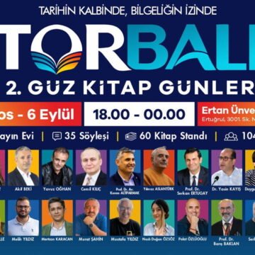 Torbalı Ertan Ünver Millet Parkı'nda açılan 2. Güz Kitap Günleri alanı