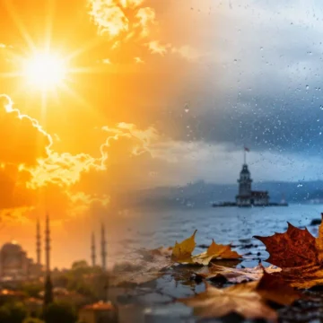 Yurt genelinde cuma gününden itibaren beklenen sağanak ve sıcaklık düşüşüne ilişkin hava durumu görseli
