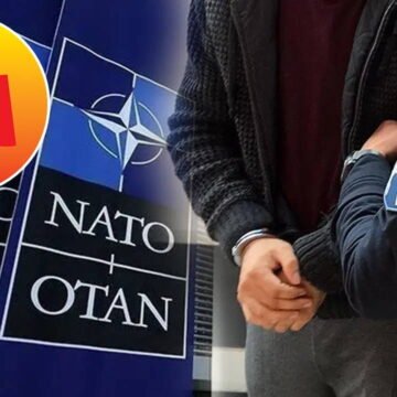 HKP'nin 5 Temmuz'daki Birinci Meclis önü eylemi için kaynak haberde kullanılan fotoğraf Ankara Birinci Meclis önünde NATO karşıtı eylem