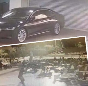 Çiğli Belediyesi önünde güvenlik önlemleri alınmış alan