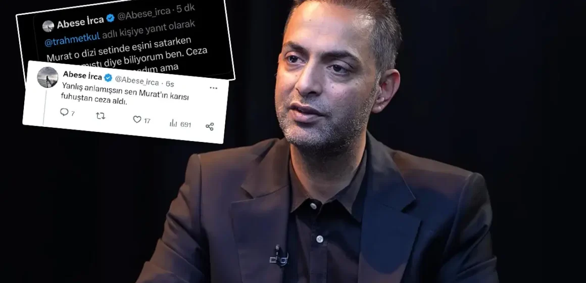 Murat Ağırel, eşine yönelik saldırıları X hesabından paylaştı Murat Ağırel'in eşine yönelik paylaşımları ifşa ettiği X paylaşımının ekran görüntüsü