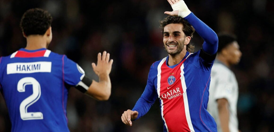 Ferran Torres, PSG'nin Slovan Bratislava karşısındaki 6-1'lik galibiyetinde üç gol attı. Parc des Princes'ta PSG ve Slovan Bratislava maçı
